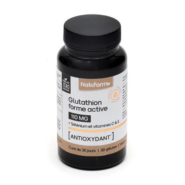 Nat & Form Nutraceutique Glutathione 30 Capsules Nat & Form Nutraceutique Glutathione 30 Capsules