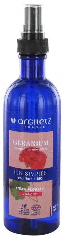 Argiletz Geranium Floral Water (Pelargonium graveolens) Organic 200ml