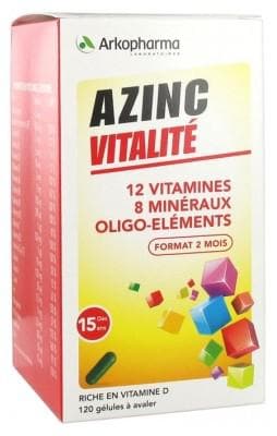 Arkopharma - Azinc Vitality 120 Capsules