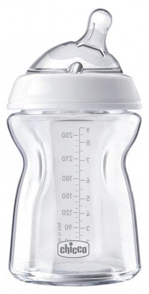 Chicco Natural Feeling Bottle Bottle Glass 250ml 0 Months and Over