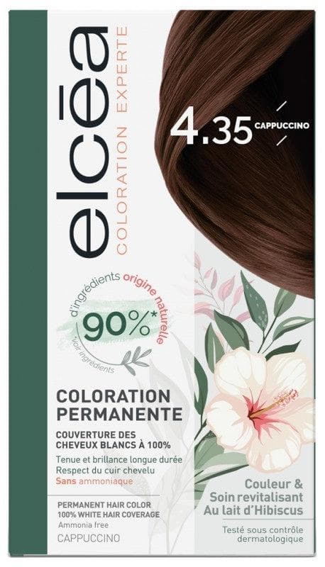 Elcéa Permanent Expert Hair Color Hair Colour: 4.35 Cappuccino