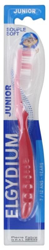 Elgydium Junior Soft Toothbrush 7/12 Years Old Colour: Red