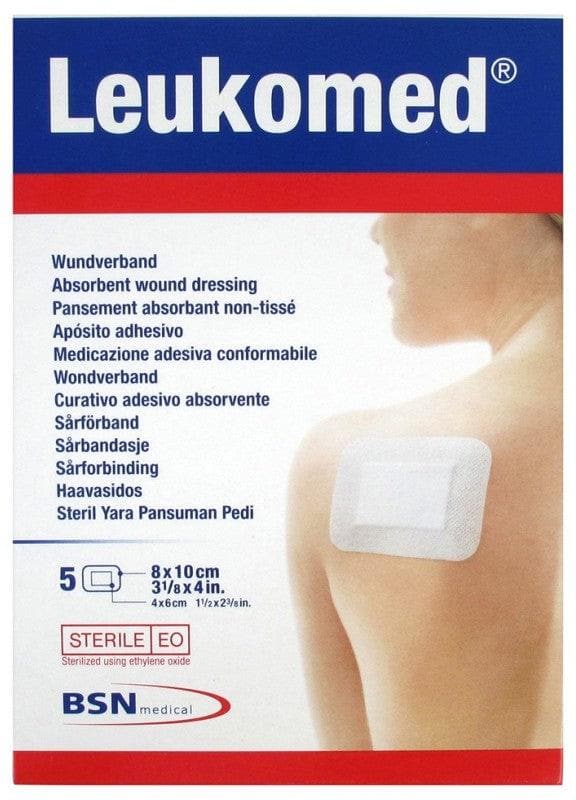 Essity Leukomed 5 Non-Woven Absorbent Wound Dressings 8 x 10cm Essity Leukomed 5 Non-Woven Absorbent Wound Dressings 8 x 10cm