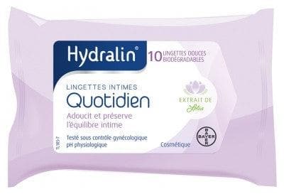QUOTIDIEN 10 LINGETTES INTIMES HYDRALIN