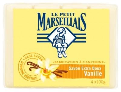 Le Petit Marseillais - Extra Gentle Soap Vanilla 4 x 100g