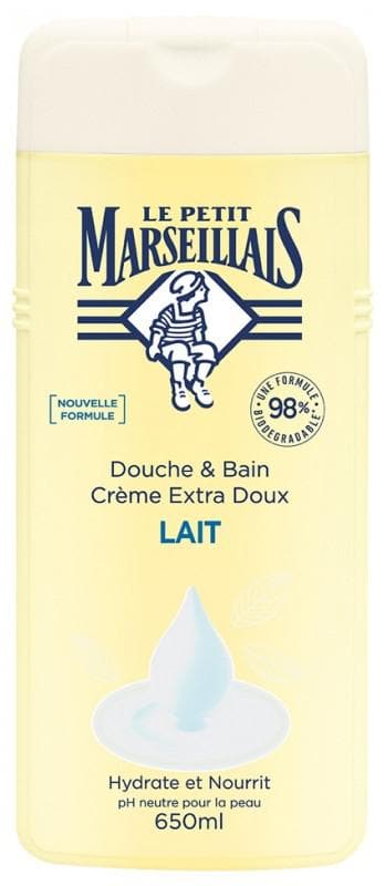 Le Petit Marseillais Shower & Bath Cream Extra-Gentle Milk 650ml