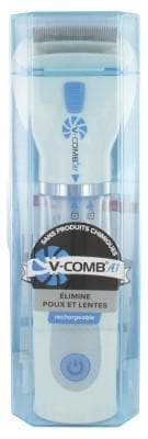 V-Comb vacuum lice comb