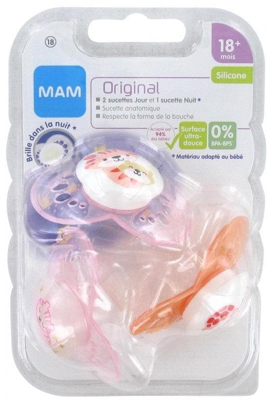 MAM TETINE SOFT SILICONE 0 MOIS (2) : Sucettes