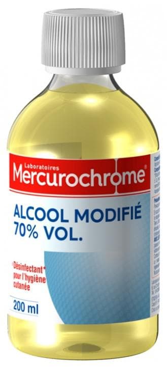 alcool modifié 70% volume - mercruchrome - 299 ml
