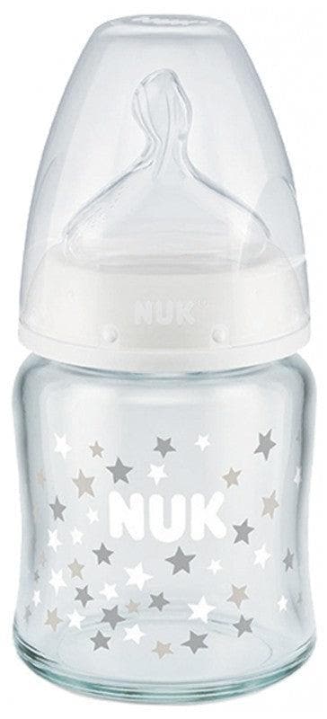 Nuk First Choice + Glass Baby Bottle 120ml 0-6 Months
