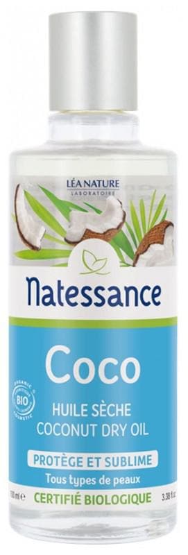 Huile de Coco bio - Natessance 100ml