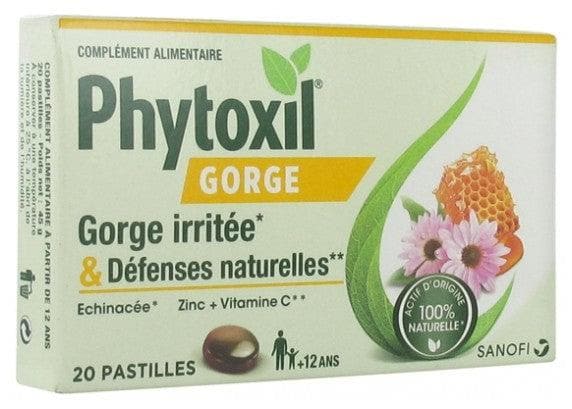 Sanofi Phytoxil Irritated Throat & Immune Defences 20 Lozenges