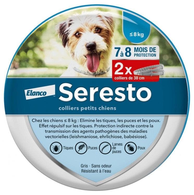 Seresto Pest Control Collar Small Dogs Under 8 kg 2 Collars