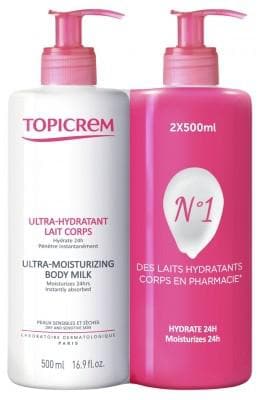 TOPICREM ULTRA HYDRATANT CORPS LOT DE 2*500ML