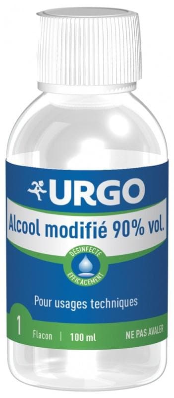 URGO ALCOOL MODIFIE 90% 100ML