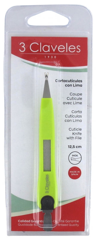 3 Claveles - Cuticle Cutter With File