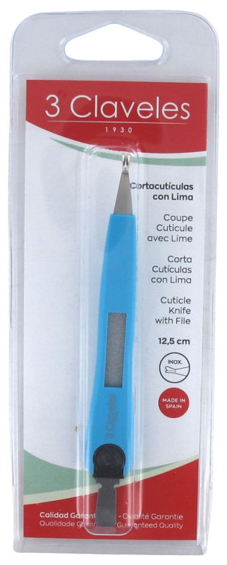 3 Claveles - Cuticle Cutter With File