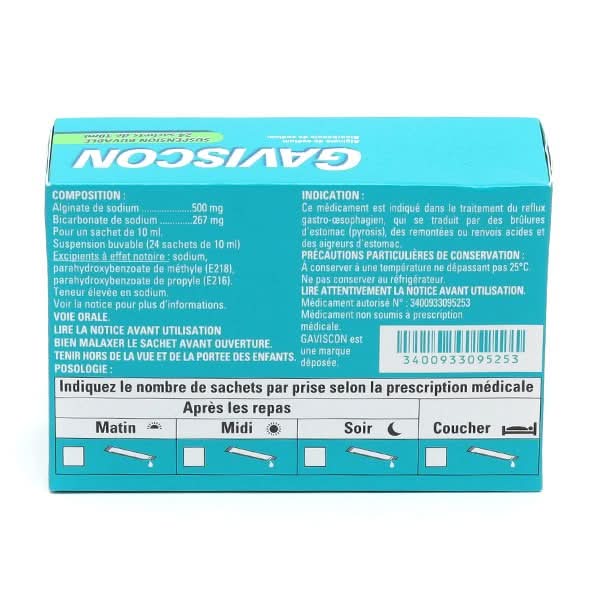 Gaviscon mint sachet