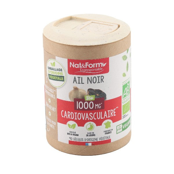 Nat & Form Organic Black Garlic Capsules - 90 Capsules