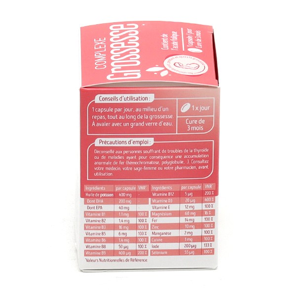 Nat & Form Complex pregnancy capsules - 90 capsules