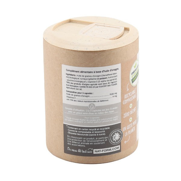 Nat & Form Eco-Responsible Evening Primrose Oil Capsules