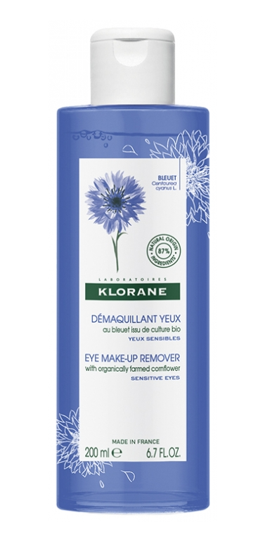 Klorane Eye Make-Up Remover with Cornflower 6.7 FL.OZ 200ml