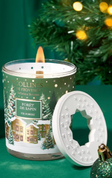 Collines de Provence Scented Christmas Candle: Fir Forest, 180g