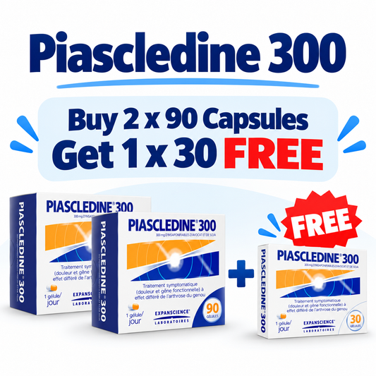 Piascledine 300 – Special Offer: 2 Boxes + 1 Box FREE