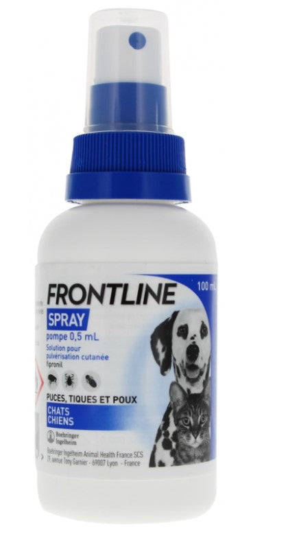 FRONTLINE Spray 100 ml - Pharma-Médicaments.com