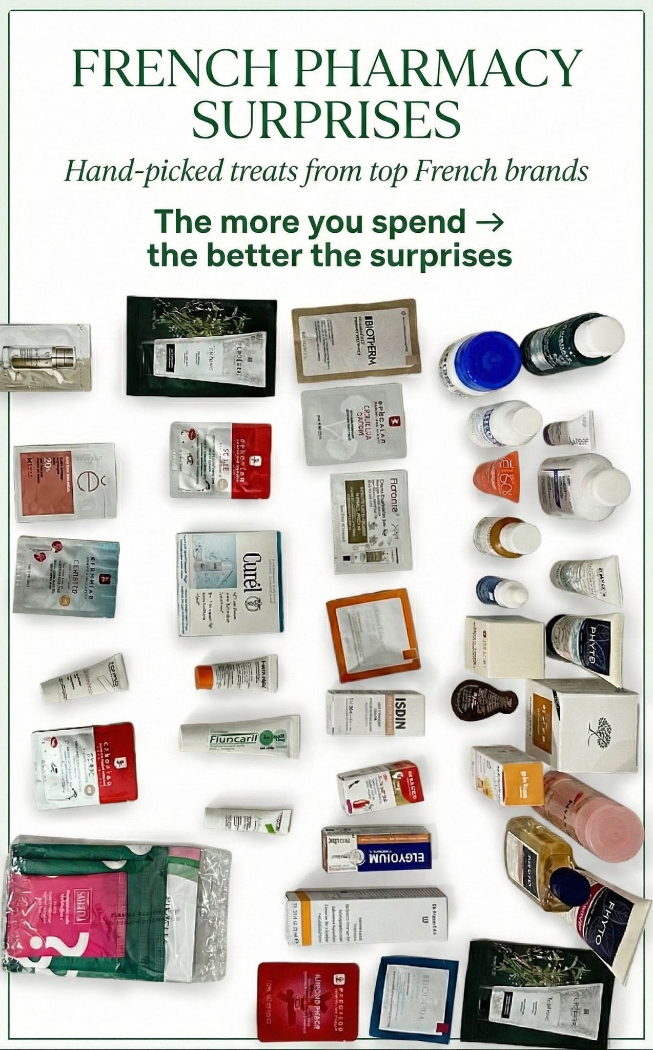 CYBER MONDAY FRENCH PHARMACY BAG AND SURPRISES