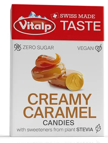 VITALP - Sugar free candies - Creamy Caramel 25g