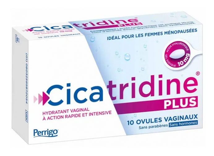 HRA Pharma Cicatridine Plus 10 Vaginal Ovules