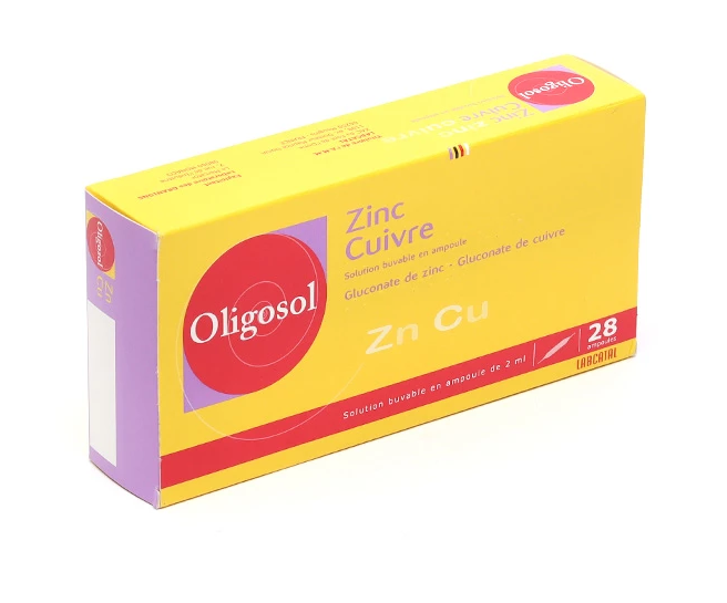 Oligosol Zinc Copper 28 Ampoules Menopause - PMS