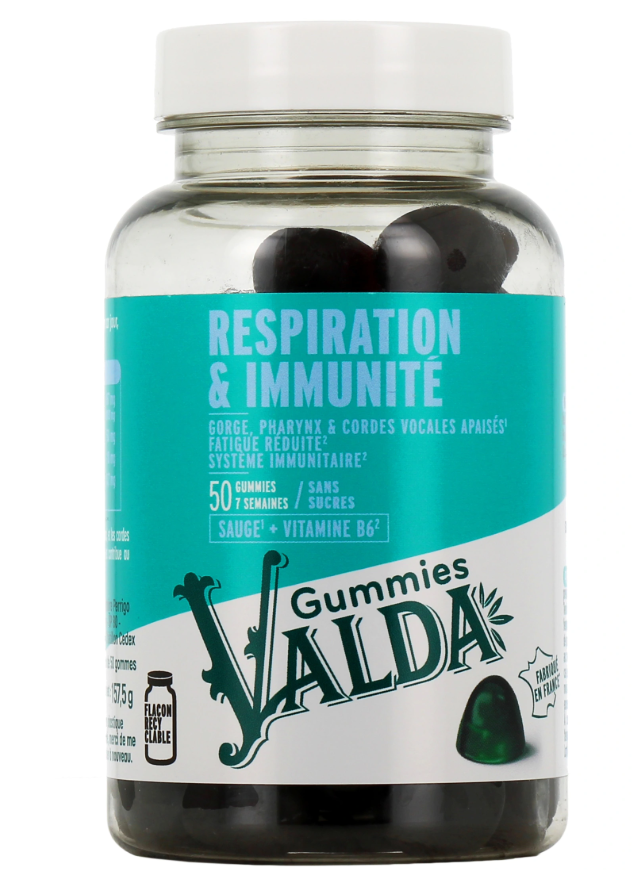 Valda Sugar-Free Gummies Breathing & Immunity – 50 Gummies