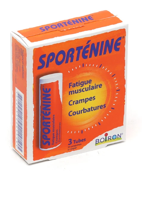 Boiron Sportenine 1 Pack of 3 Tubes of 33 Tablets