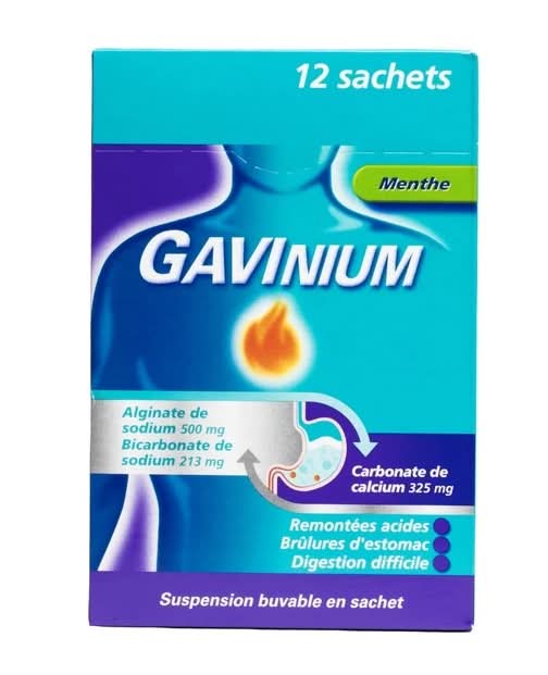 Gavinium Mint Oral Suspension 12 Sachets x 10ml