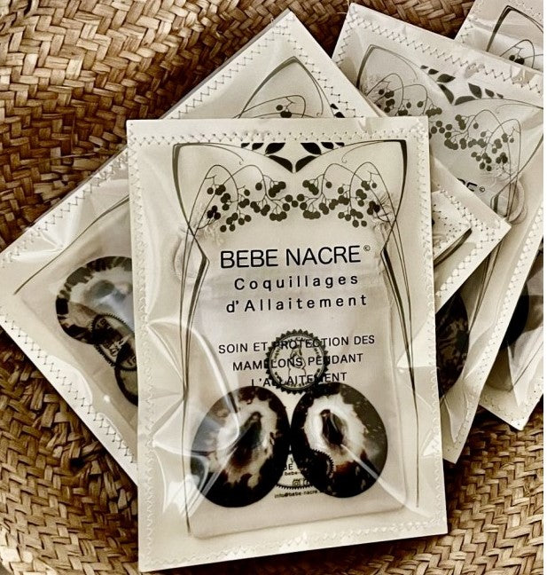 Bebe Nacre 2 x Breastfeeding Shells Custom Comfort for Your Nursing Journey Size Medium