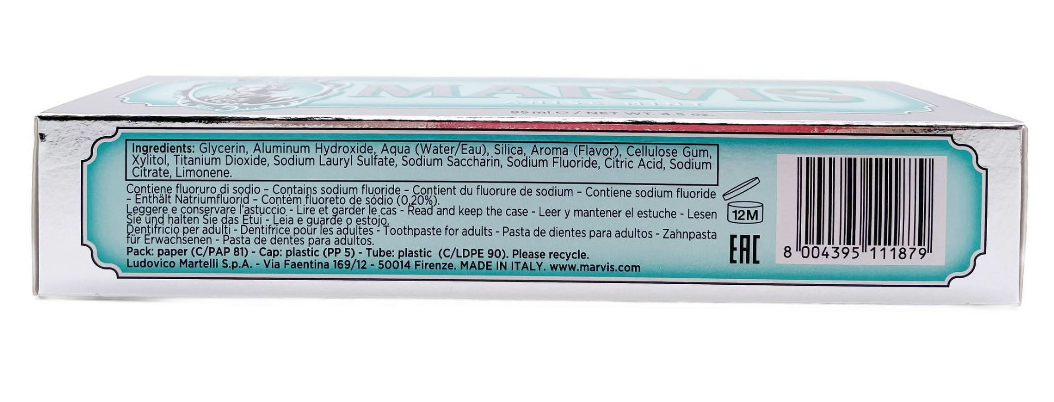 Marvis Anise Mint Toothpaste 4.4 oz