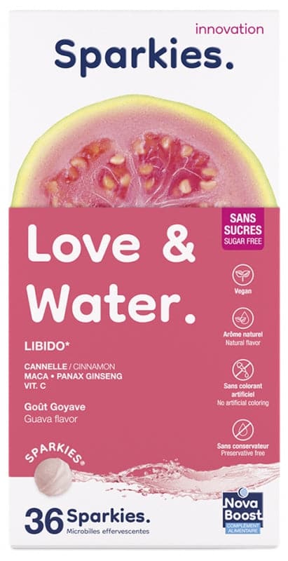 Nova Boost Sparkies Love & Water Effervescent Microbeads 36 Packs