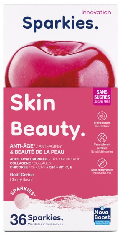 Nova Boost Sparkies Skin Beauty Effervescent Microbeads 36 Packs