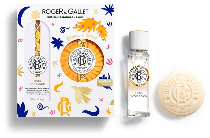 Roger & Gallet Bois D'Orange Eau Parfumée Bienfaisante 30 ml + 100 gr Soap Gift Set