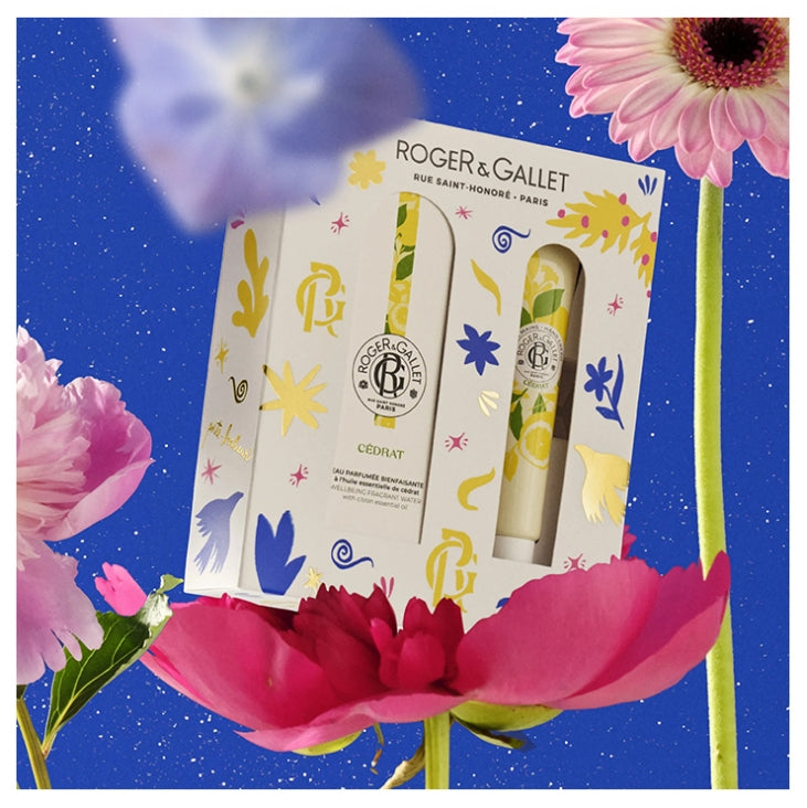 Roger & Gallet Cédrat Coffret Eau Parfumée Bienfaisante 30 ml + Crème Mains 30 ml Offert