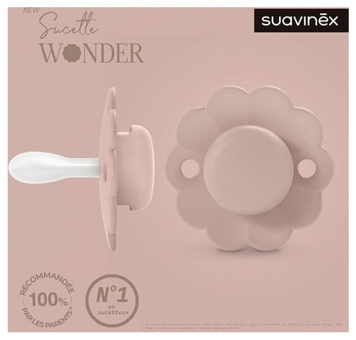 Suavinex Reversible Pacifier With Symmetrical Teat SX Pro 6 to 18 Months  - Model: Mauve Pink