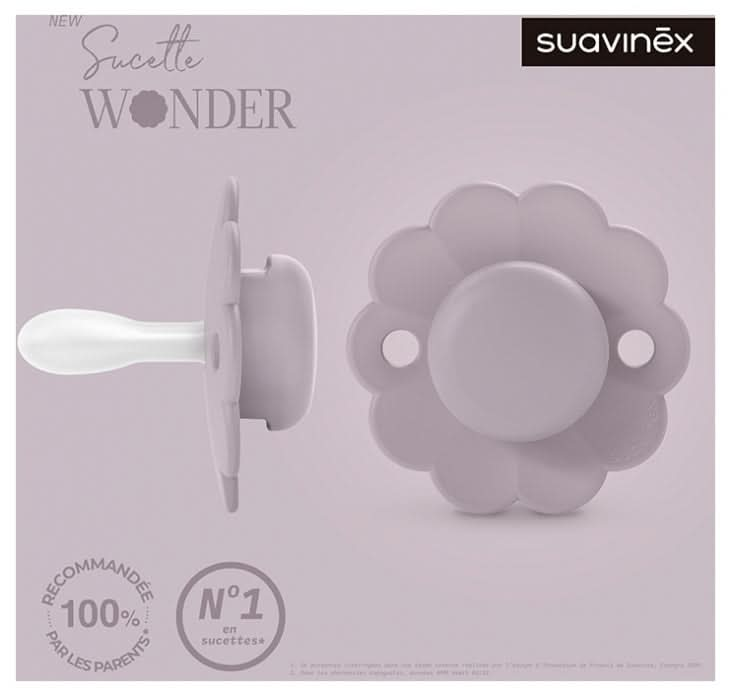 Suavinex Reversible Pacifier With Symmetrical Teat SX Pro 6 to 18 Months  - Model: Lavender