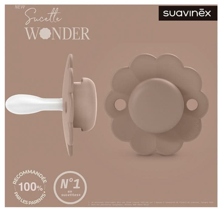 Suavinex Reversible Pacifier With Symmetrical Teat SX Pro 6 to 18 Months  - Model: Brown