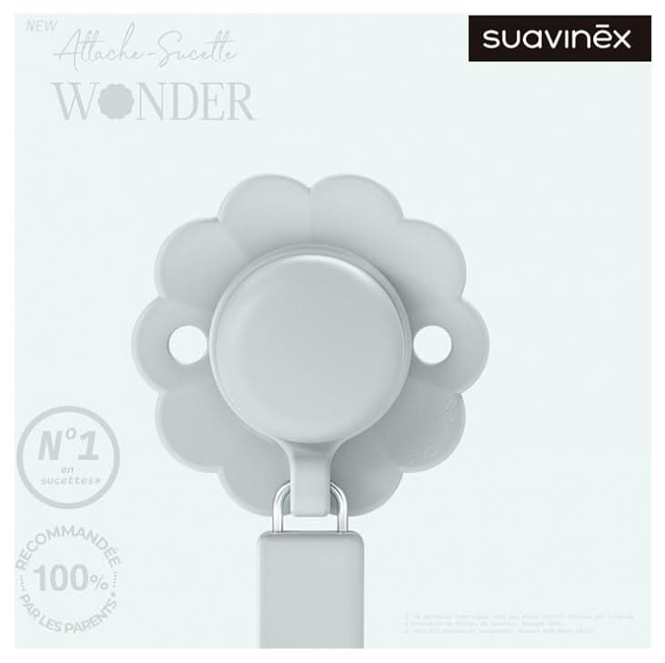 Suavinex Silicone Pacifier Clip 0 Months and Up - Model: Light Blue