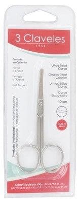 3 Claveles - Curved Baby Nail Scissors 10cm
