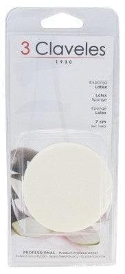 3 Claveles - Latex Sponge 7cm - Colour: White