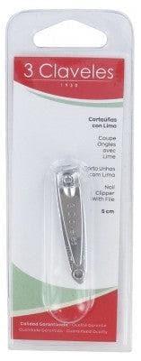 3 Claveles - Nail Clippers With File 5cm
