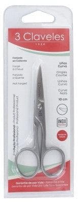 3 Claveles - Nail Scissors Curved Stainless Steel